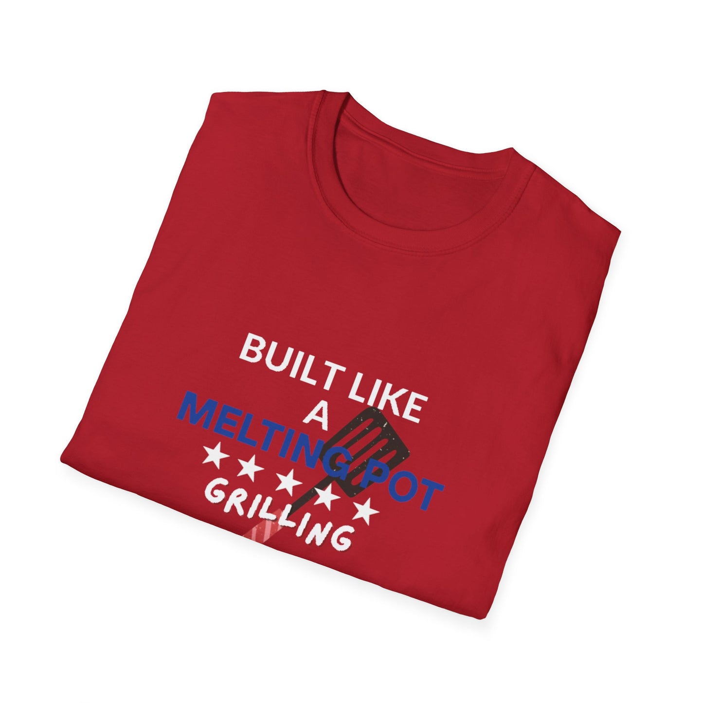 Patriotic Melting Pot Grilling Unisex T-Shirt