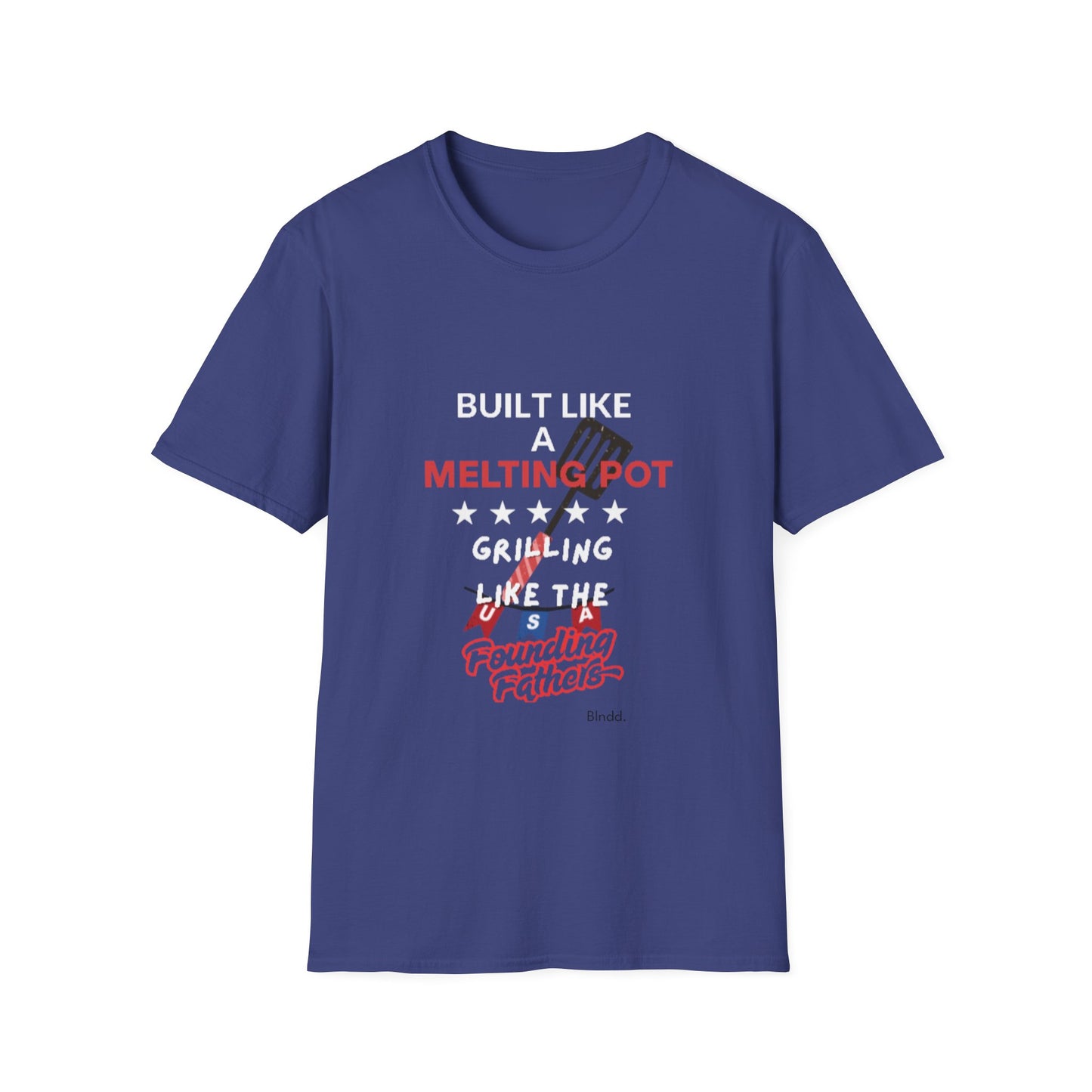 Patriotic Melting Pot Grilling Unisex T-Shirt