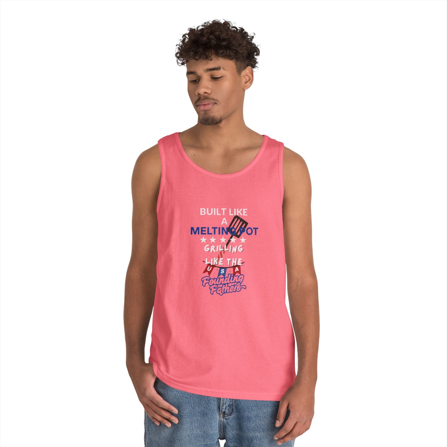 Patriotic BBQ Tank Top - Unisex Tee