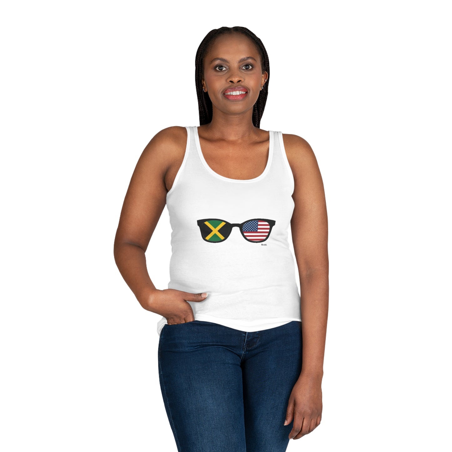 Jamaican-American Pride Women's Tank Top