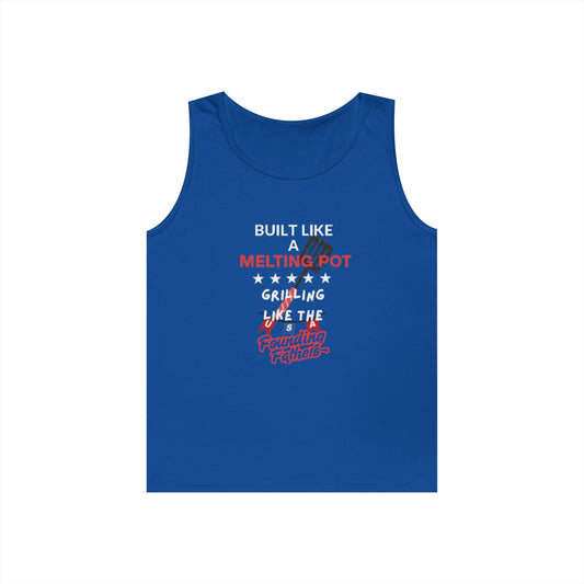 Patriotic BBQ Tank Top - Unisex Tee