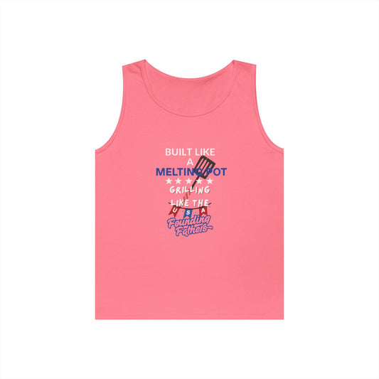 Patriotic BBQ Tank Top - Unisex Tee