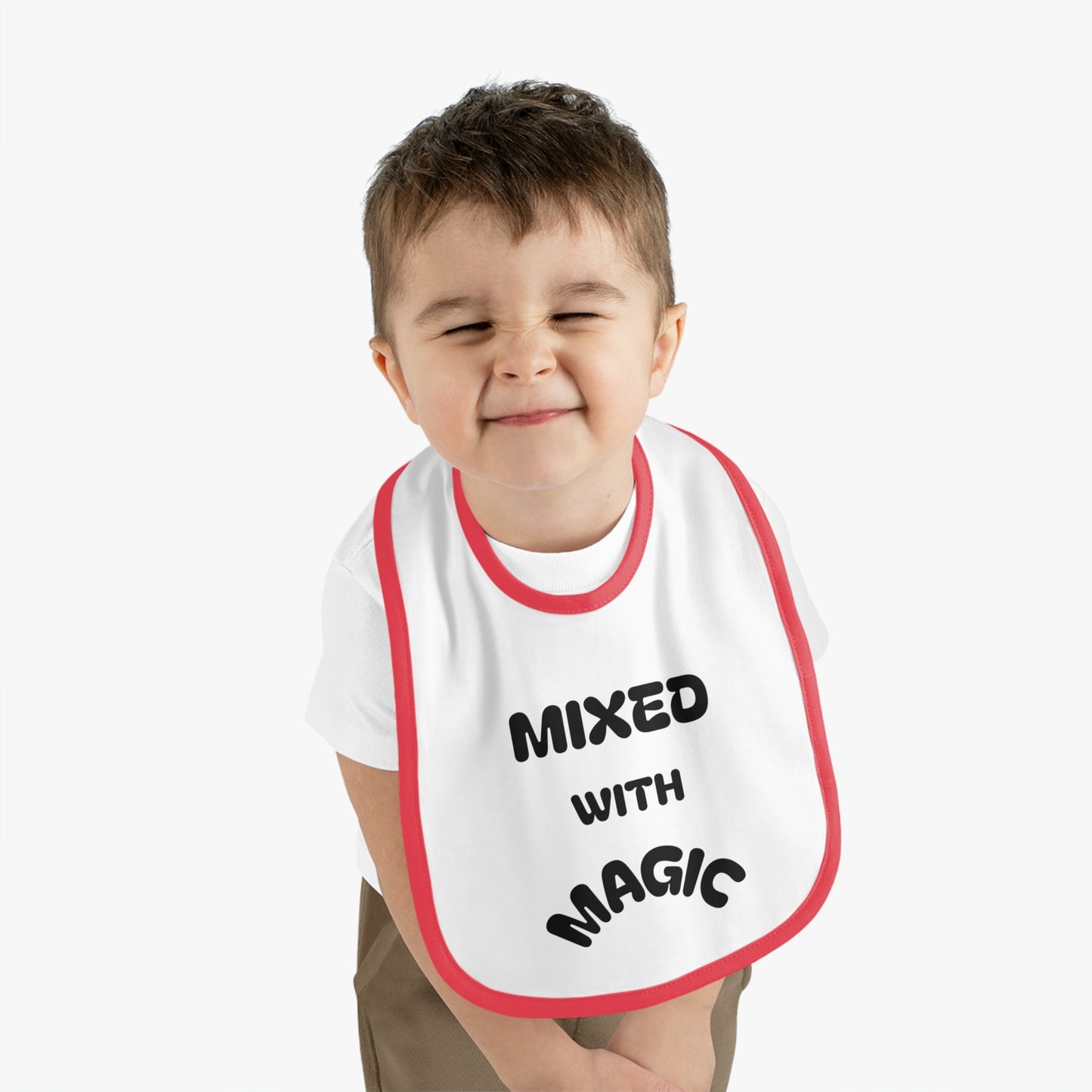 "Mixed with Magic" Baby Bib
