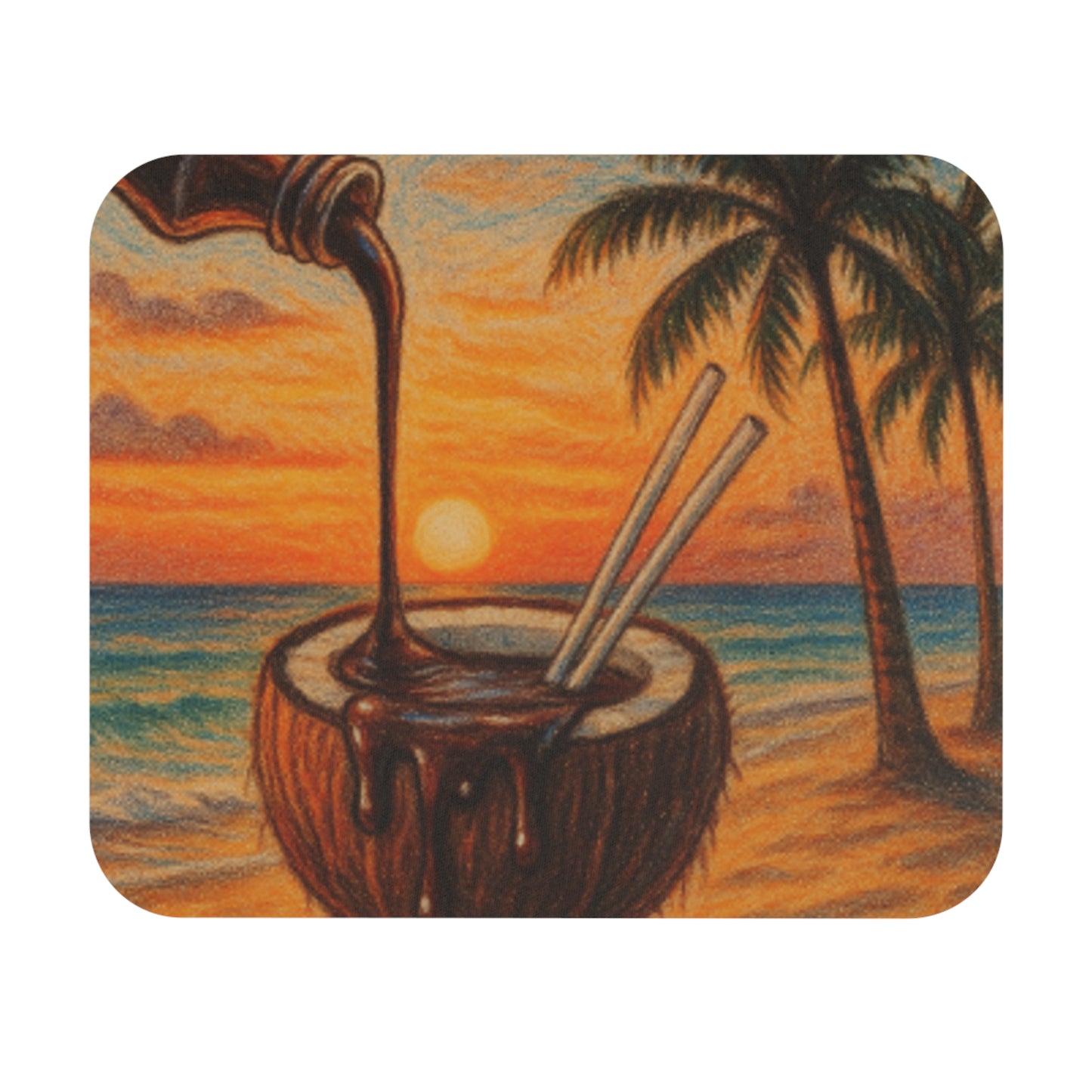Chocolate & Coconut Mouse Pad