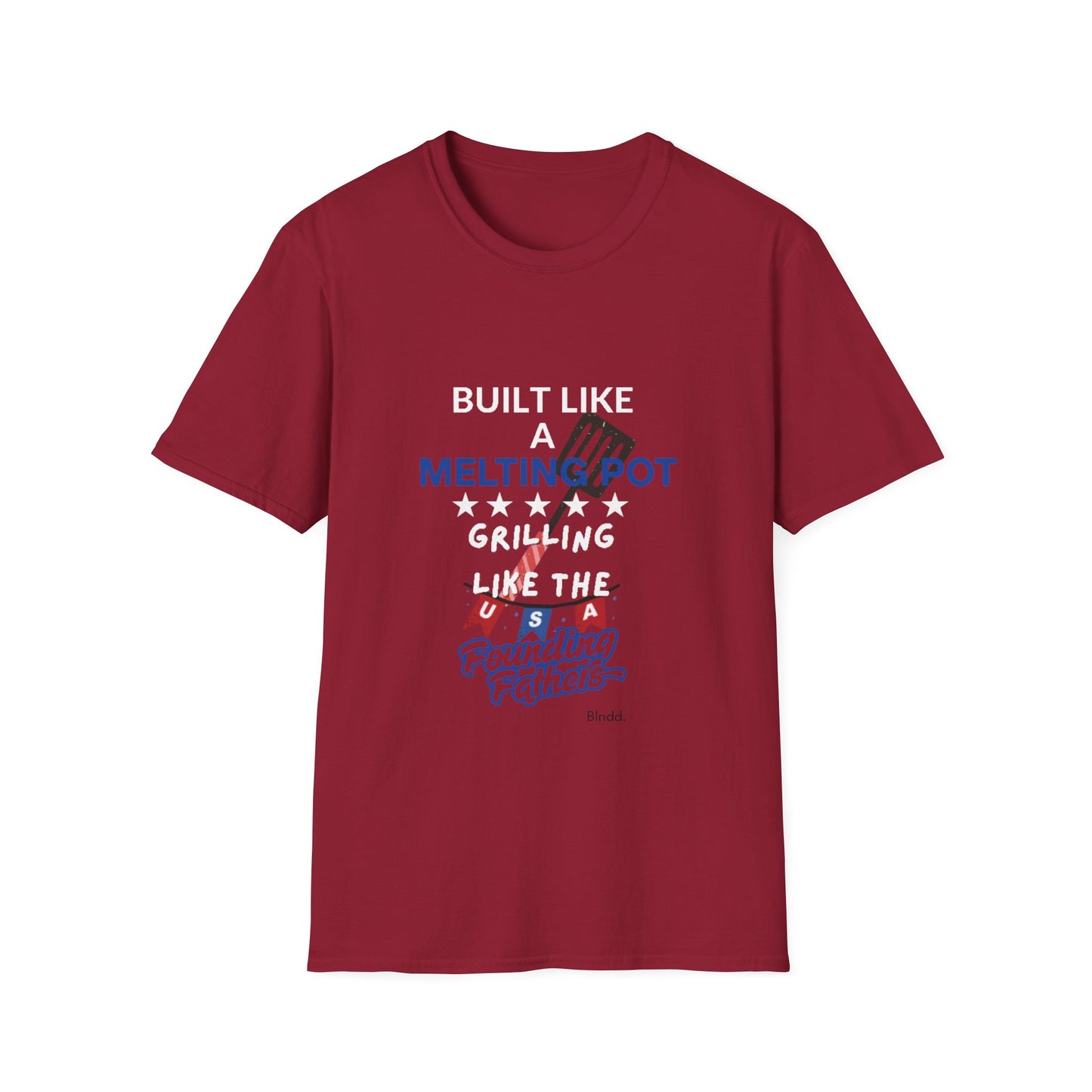 Patriotic Melting Pot Grilling Unisex T-Shirt