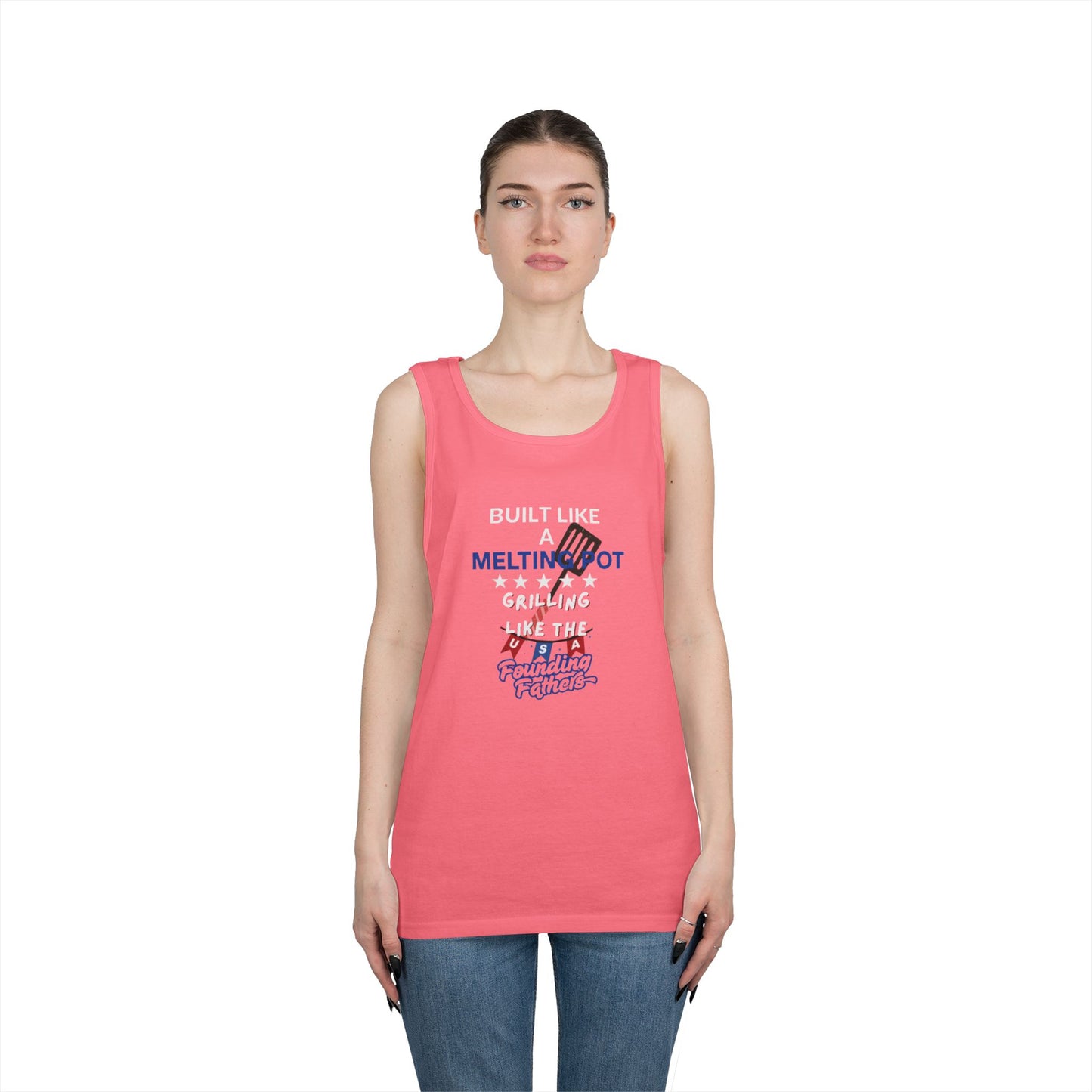 Patriotic BBQ Tank Top - Unisex Tee