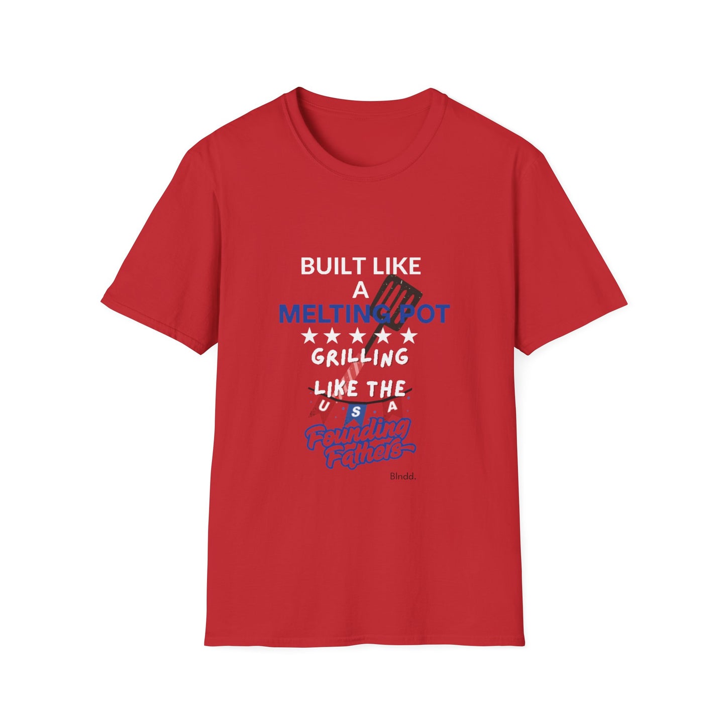Patriotic Melting Pot Grilling Unisex T-Shirt