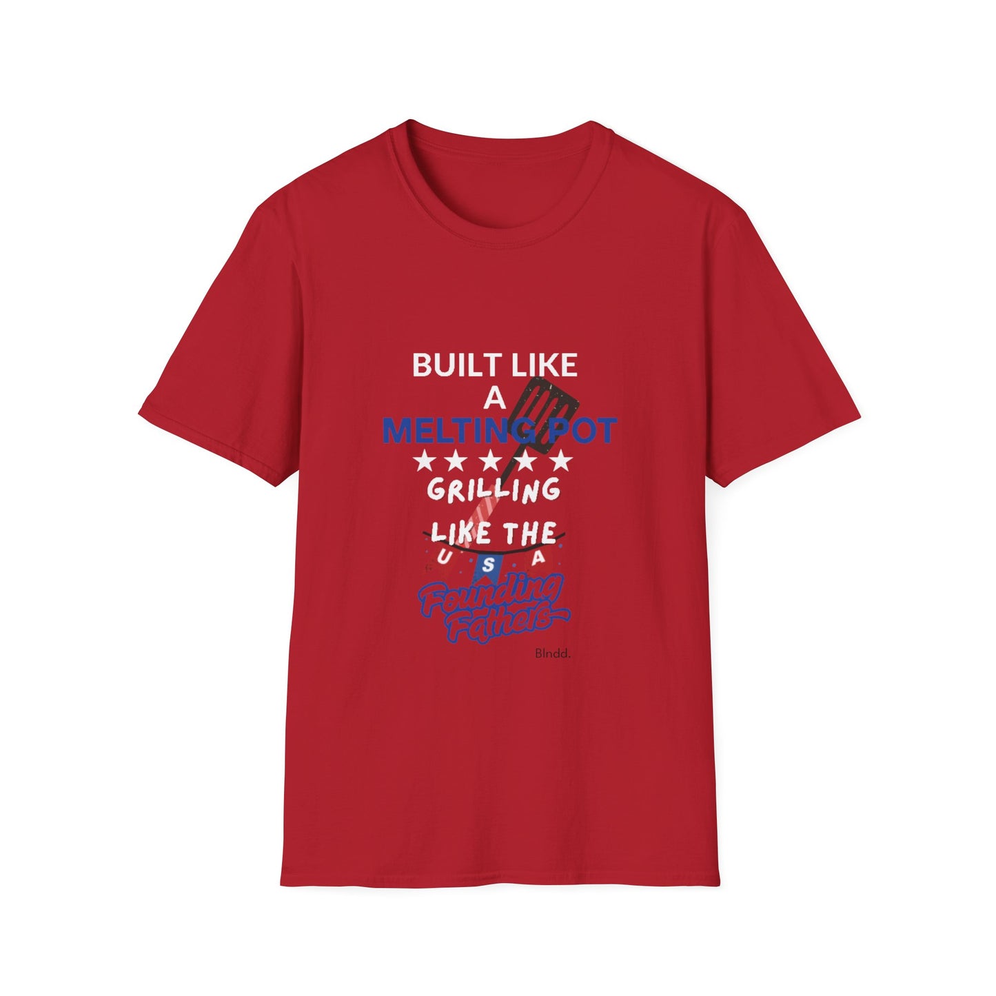 Patriotic Melting Pot Grilling Unisex T-Shirt
