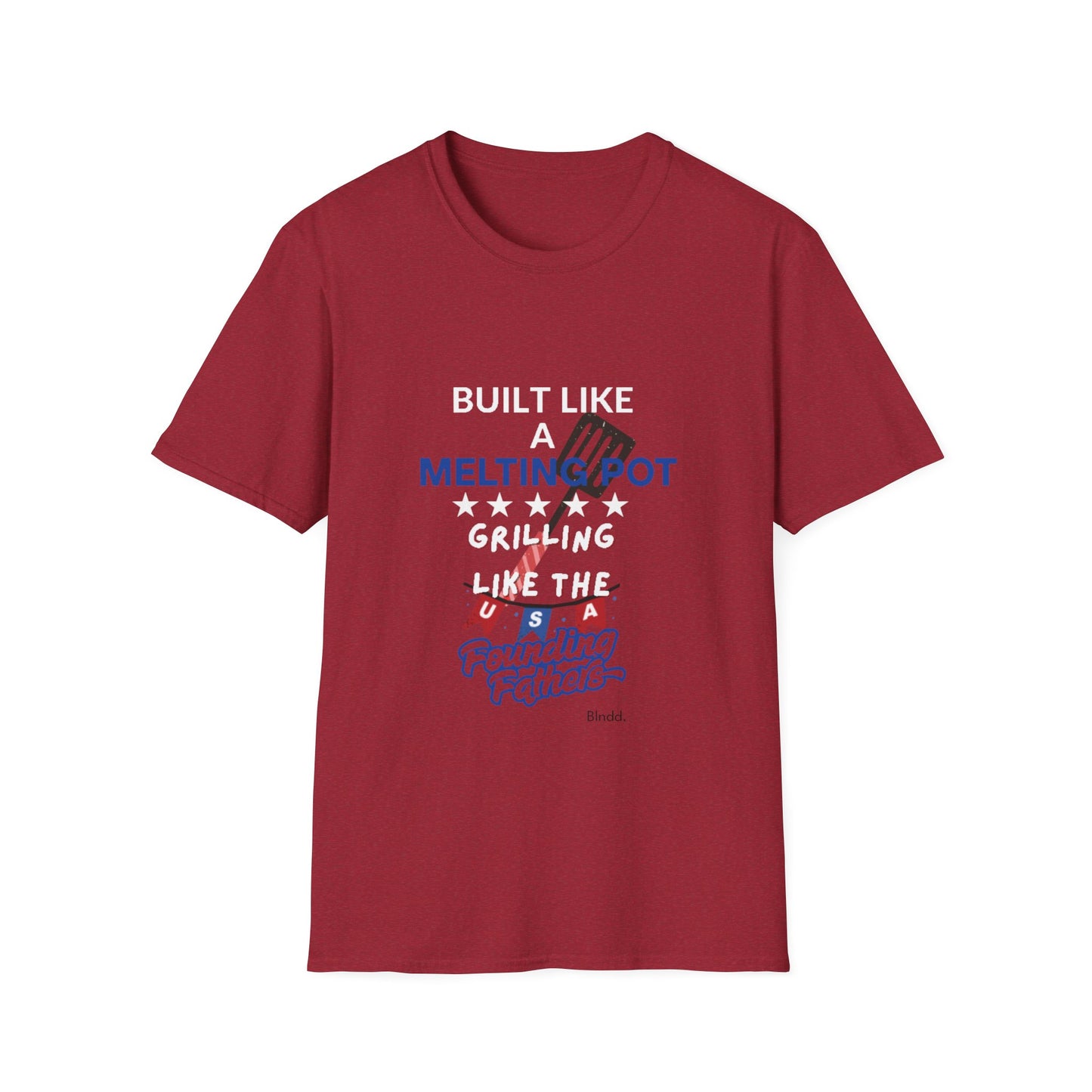 Patriotic Melting Pot Grilling Unisex T-Shirt
