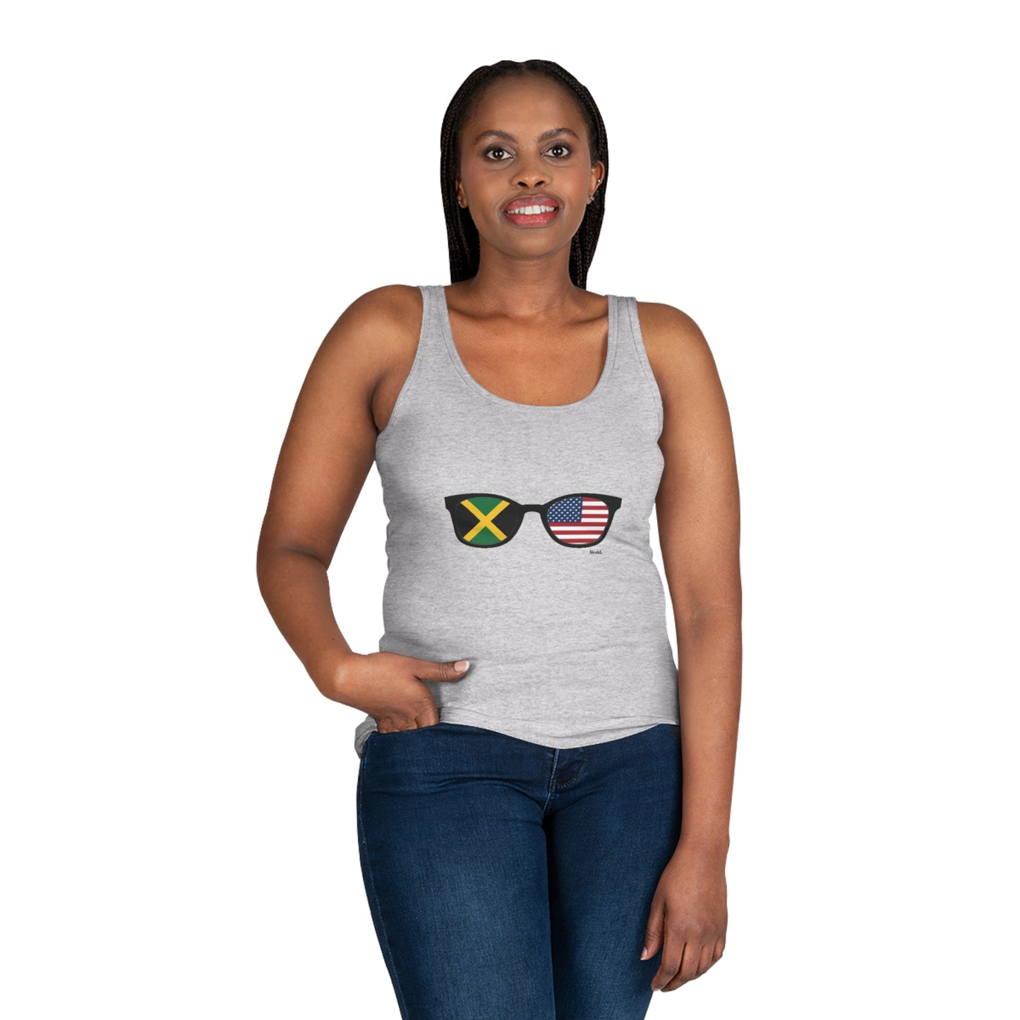 Jamaican-American Pride Women's Tank Top